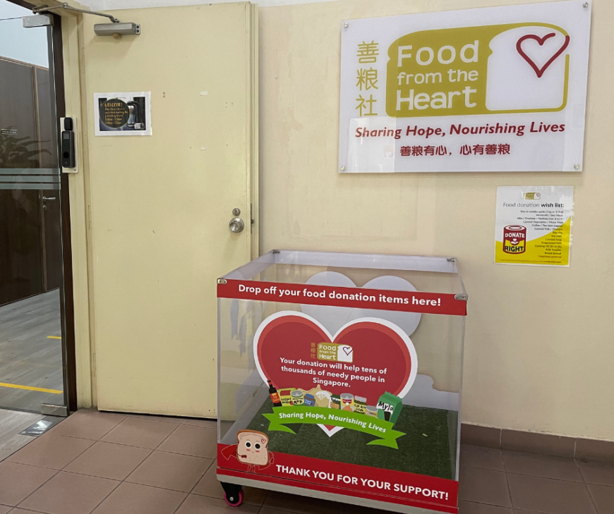 InKind Food Donation in Singapore Food from the Heart
